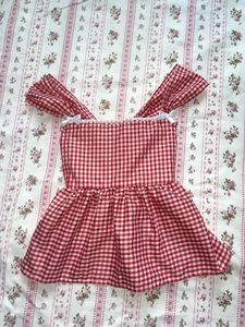 gingham summer top✨🫧💖