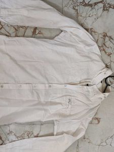 Men's White Long Sleeve Shirt
