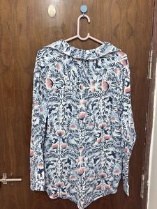 Oversized High-low Shirt Top