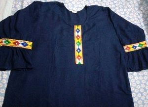 Bohemian Embroidered kurta set