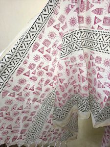 Pink Printed Cotton Kurta+ dupatta set
