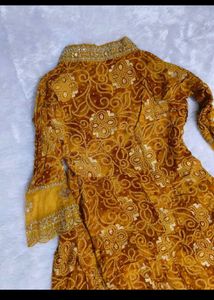 Elegant Yellow Kurta Set with Dupatta
