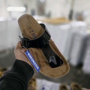 BIRKENSTOCK GLOSSY SANDALS