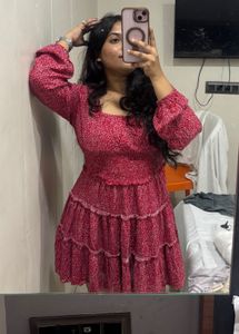 Urbanic Chic Floral Print Mini Dress (Women’s)
