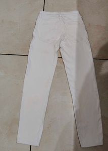 Classic White Denim Jeans