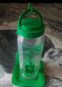 Green Bird Feeder Dispenser