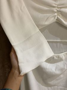 Chic White Cut-Out Maxi Dress