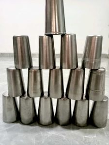 Set of 16 Stainless Steel glass