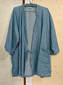Denim Kimono Style Jacket 🧥