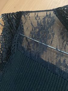 Black Net Top