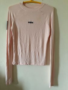 Soft Pink Long Sleeve Top