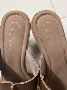 Stylish Brown Wedge Sandals EU 37