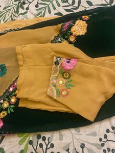 Embroidered Saree with Blouse