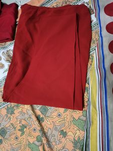 Red Kurti With Chudidar