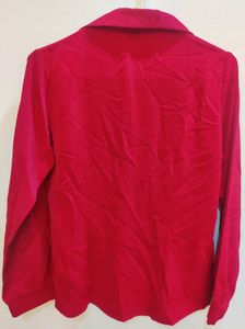 Dark Red party-wear shirt
