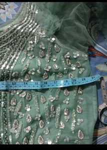 Stunning Embellished Teal Gown