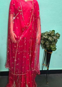Bridal Lehenga koti dupatta zardozi full work
