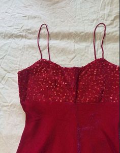 Sparkling Red Party Dress