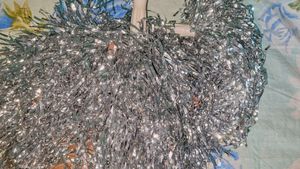 Sparkling Tinsel Centerpiece pom po