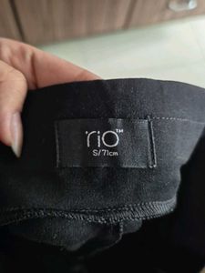 Black Track Pants with White Stripes
