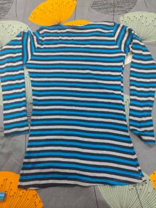 Blue Stripped T Shirt