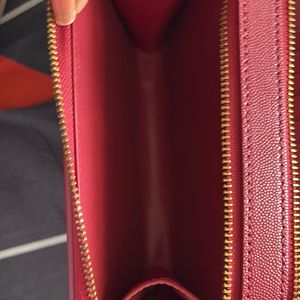 Quilted Boxy Long Wallet Red (unused)new  Original