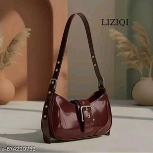Stylish Burgundy Shoulder Bag