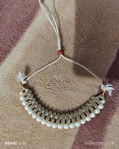 Pearl &amp; Gold Jewelry Set