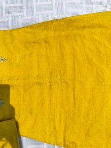 Elegant Yellow Embroidered Kurta