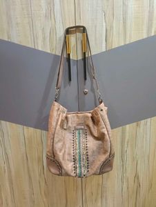 Stylish Embellished Hobo Bag