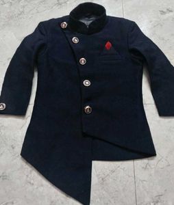 Stylish Navy Blue Ethnic Jacket for Men