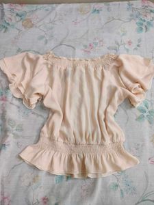 Chic Off-Shoulder Smocked Top