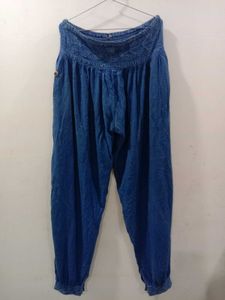 Bohemian Denim Palazzos