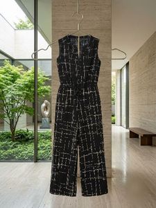 Chic Sleeveless Printed Jumpsuit