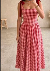 Red Gingham Sundress