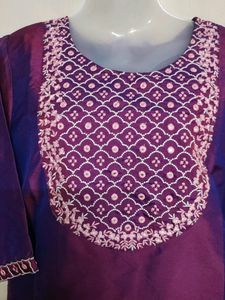 Brand New Double Shade Deep💜Color Kurta Set