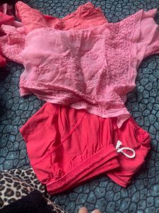 chicken Kurta with full set