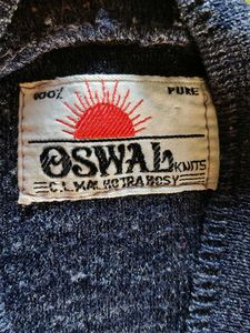 Embroidered Wool Cardigan