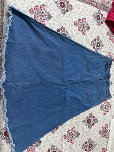 High Waist Denim Skirt  For Women!!!