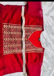 Elegant Red Ethnic Gown