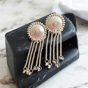 Silver Boho Dangle Earrings