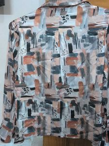 Abstract Print Blouse