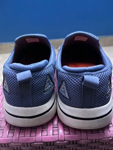 Blue Action Memory Foam Slip-On Shoes