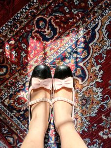 SALE ❗Cute black pink Mary Jane