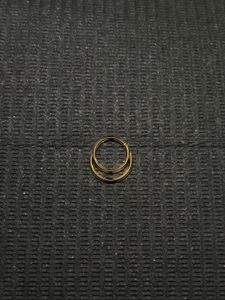 Elegant Gold Gemstone septum rings