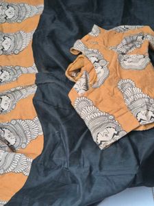 Unique Kalamkari Saree