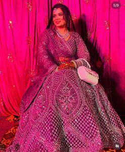party wear heavy lehenga