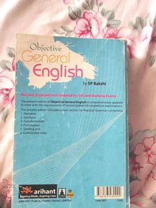 OBJECTIVE GENERAL ENGLISH BOOK