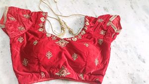 Embroidered Red Lehenga Choli Set