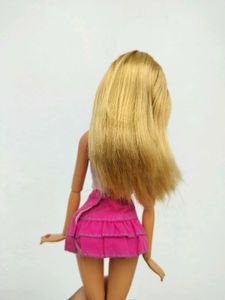 Barbie Doll with Ombre Top &amp; Pink Skirt